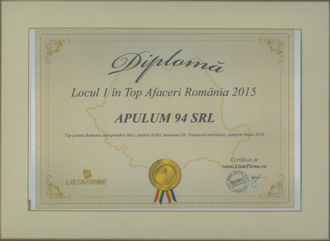 Top Afaceri Romania – 2015
